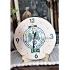 Horloge murale football inspirée des grands clubs Maroc, Casablanca, Agadir, el jadida, safi, Marrakech, Tanger, tetouan, Kenitra, Khouribga, dakhla, Laayoune, Larache, Marrakech, Martil, Meknès, Mohammedia, Nador, Oualidia, Ouarzazate, Ouazzane, Oujda, Rabat, kenitra, salé