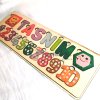 Puzzle en bois personnalisé avec prénom et chiffres de 1 à 10 pour enfants – méthode Montessori