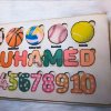 Puzzle Montessori fait main pour enfant marocain