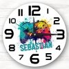 Horloge personnalisable artisanale pour cadeau
