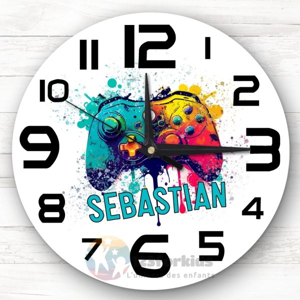 Horloge personnalisable artisanale pour cadeau