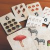 Puzzle des nombres en bois pour bébé, Montessori, apprendre les chiffres, idéal pour la chambre d’enfant à Casablanca, Maroc.