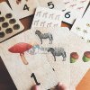 Puzzle en bois éducatif Montessori pour enfants, apprentissage des chiffres, cadeau idéal pour les tout-petits à Rabat, Maroc.