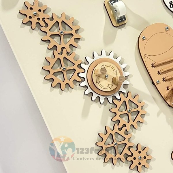 Atelier de fabrication de busyboards au Maroc