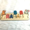 Puzzle prénom personnalisé en bois pour enfant Jouet Montessori éducatif Maroc, Casablanca, Agadir, el jadida, safi, Marrakech, Tanger, tetouan, Kenitra, Khouribga, dakhla, Laayoune, Larache, Marrakech, Martil, Meknès, Mohammedia, Nador, Oualidia, Ouarzazate, Ouazzane, Oujda, Rabat, kenitra, salé