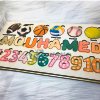 Cadeau naissance personnalisé puzzle prénom Maroc