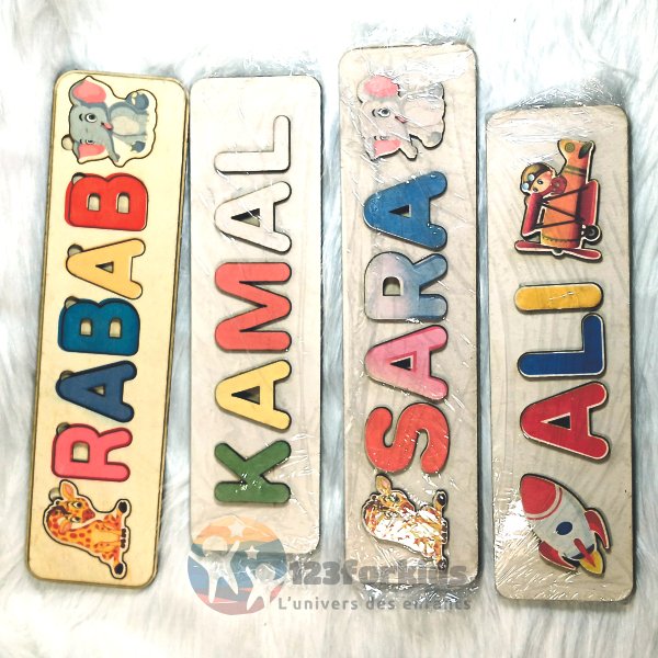 Puzzle éducatif en bois pour bébé et enfant
